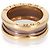 Bulgari Anello B.zero1 in oro rosa e metallo bronzato BVLGARI