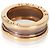 Bulgari Anello B.zero1 in oro rosa e metallo bronzato BVLGARI - vista 3