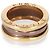 Bulgari Anello B.zero1 in oro rosa e metallo bronzato BVLGARI - vista 4