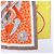 Hermès Carré 90 "Plumets du Roy King's" Seidentuch in Orange x Yellow - Ansicht 2