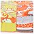 Hermès Carré 90 "Plumets du Roy King's" Seidentuch in Orange x Yellow - Ansicht 4