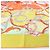 Hermès Carré 90 "Plumets du Roy King's" Seidentuch in Orange x Yellow - Ansicht 5