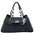 Borsa a tracolla Dior Charming Lock Cannage in tessuto, Nero