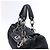 Borsa a tracolla Dior Charming Lock Cannage in tessuto, Nero - vista 3