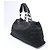 Borsa a tracolla Dior Charming Lock Cannage in tessuto, Nero - vista 4