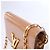 Clutch con catena Louis Vuitton Louise Rose Velours Monogram Vernis in Beige - vista 3