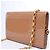 Clutch con catena Louis Vuitton Louise Rose Velours Monogram Vernis in Beige - vista 5