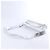 Dior Borsa a tracolla Cannolo in pelle verniciata Jil Sander in Silver Argento - vista 4