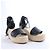 Sandali con zeppa Hermès Tivoli Hemp x Leather in Beige x Black 191098Z, Taglia EU 37 - vista 2