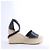 Sandali con zeppa Hermès Tivoli Hemp x Leather in Beige x Black 191098Z, Taglia EU 37 - vista 3