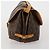 Louis Vuitton Saumur Monogram 35 Marrone - vista 3