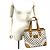 Borsa Tote Louis Vuitton Hampstead MM Bianco - vista 10