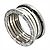 Bulgari Anello B.zero1 Bvlgari in oro bianco 18K