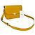 Céline Borsa a tracolla Celine Triomphe in pelle di vitello gialla Giallo - vista 15