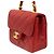 Pochette borsa Chanel Mini Matelassé Rosso - vista 3