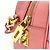 Borsa a tracolla Prada in pelle rosa con logo - vista 13