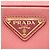 Borsa a tracolla Prada in pelle rosa con logo - vista 14