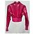 Dolce & Gabbana Fuchsia Cropped Leder-Bomber Sz.40 gebraucht - Ansicht 2