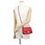 Borsa a tracolla Chanel Mini Matelassé con catena Rosso - vista 4