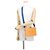 Borsa a pochette Louis Vuitton in pelle Saffron D'oro - vista 5