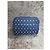 Borsa a mano Miu Miu in pelle blu borchiata - vista 4