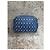 Borsa a mano Miu Miu in pelle blu borchiata - vista 5