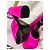 Décolleté Versace Medusa Aevitas in raso fucsia Rosa - vista 11
