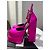 Décolleté Versace Medusa Aevitas in raso fucsia Rosa - vista 2