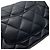 Borsa a tracolla Chanel Mini Matelassé in pelle d'agnello Nero - vista 8