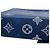 Borsa a tracolla Louis Vuitton Monogram Shadow Blu Blu navy - vista 7