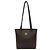 Céline Celine Leder-Tote-Bag mit kreisförmigem Logo Braun