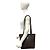 Céline Celine Leder-Tote-Bag mit kreisförmigem Logo Braun - Ansicht 2