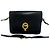 Céline Sac à épaule en cuir Celine Vintage avec logo calèche Noir