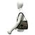 Borsa a tracolla Fendi Mamma Bucket Zucchino FF Pattern Semi Marrone - vista 2