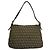 Borsa a tracolla Fendi Mamma Bucket Zucchino FF Pattern Semi Marrone - vista 3