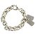 Bracciale con ciondoli Double Dog Tag GUCCI Argento