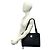 Borsa Tote in pelle nera Yves Saint Laurent Nero - vista 2