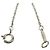 Tiffany & Co Collana Tiffany Vintage Triple Ribbon Argento D'oro - vista 5