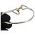 Tiffany & Co Bracciale Tiffany Vintage Hook & Eye Heart Bangle Argento D'oro - vista 4