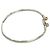 Tiffany & Co Bracciale Tiffany Vintage Hook & Eye Heart Bangle Argento D'oro - vista 6