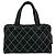 Timeless Borsa Chanel Coco Mark Wild Stitch in lambskin Nero - vista 3
