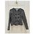 Giacca in tweed bianca e nera Christian Dior Sz.38 usata - vista 3