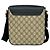 Borsa a tracolla Gucci GG Supreme in pelle Nero - vista 3