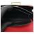 Borsa a tracolla in pelle Prada Cahier Logo Nero Rosso - vista 10
