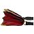 Borsa a tracolla in pelle Prada Cahier Logo Nero Rosso - vista 6