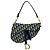 Borsa Saddle Christian Dior Navy Blu navy