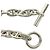 Hermès Bracciale con Charm Hermes Chaine d'Ancre TGM Argento - vista 4