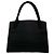 Borsa Prada in pelle Saffiano con logo monocromatico Nero - vista 3