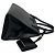 Borsa Prada in pelle Saffiano con logo monocromatico Nero - vista 6