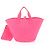 Hermès Hermes Panier de Plage PM Leather Tote Bag Rosa - vista 3